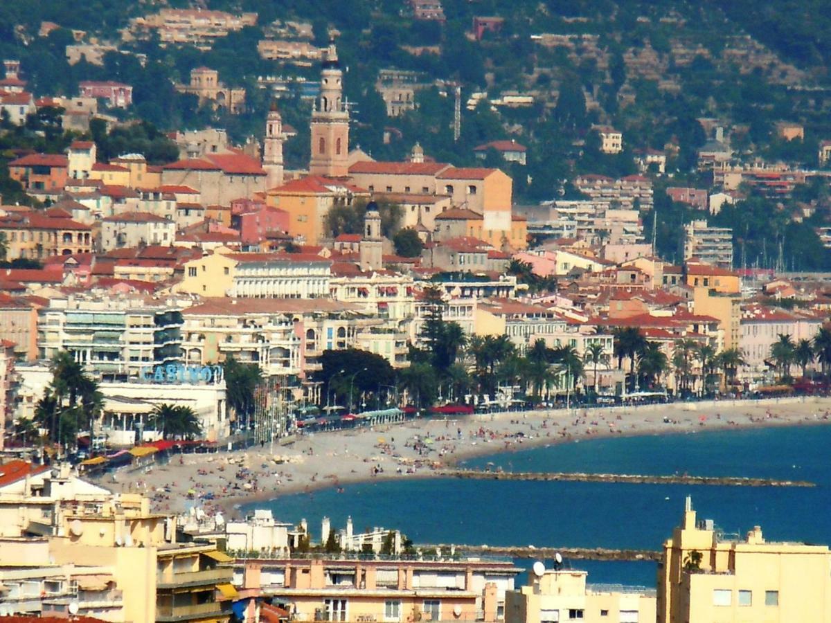 Residence Le Mediterranee マントン エクステリア 写真